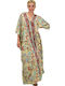 Potre Summer Maxi Shirt Dress Dress Beige