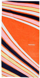Stamion Beach Towel Cotton Orange