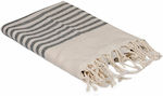 Eponj Home Beach Towel with Fringes 170x90cm.