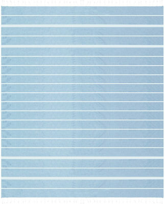 Aquablue Beach Towel with Fringes Light Blue 240x210cm