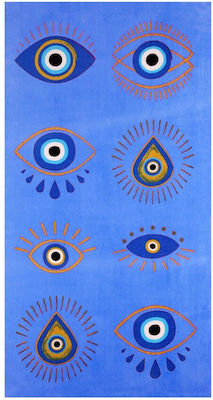 Aquablue Beach Towel Blue 152x76cm.