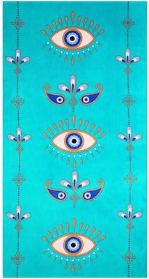 Aquablue Beach Towel Turquoise 152x76cm.