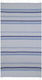 Aquablue Beach Towel with Fringes Blue 180x90cm