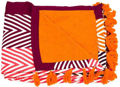 Poco Loco Beach Towel Pareo with Fringes 170x95cm.