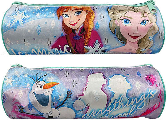 Disney Frozen Κασετίνα Βαρελάκι Πολύχρωμη