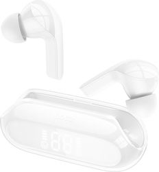 Hoco EW39 In-ear Bluetooth Handsfree Earphones with Charging Case Whitά