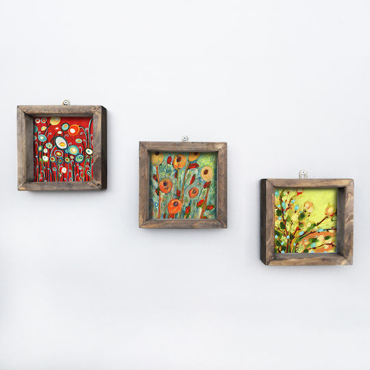 Κάδρο Ξύλινο 15x15cm
