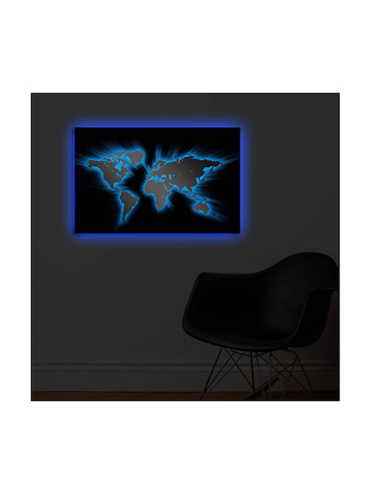 mit LED-Beleuchtung 45x45cm