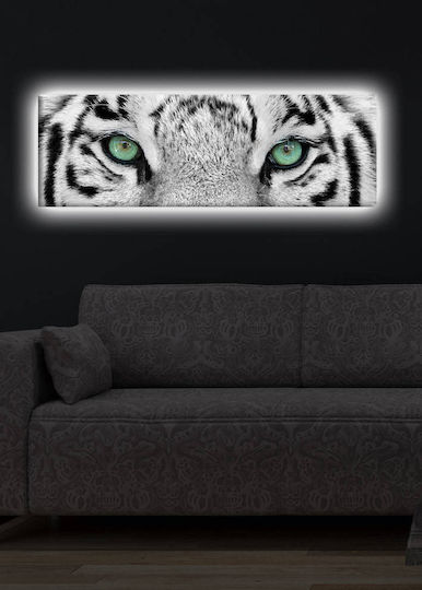 Πίνακας σε Καμβά με LED Φωτισμό 90x90cm