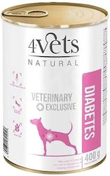 4Vets Canned Gluten Free Wet Dog Food with Turkey 1 x 400gr