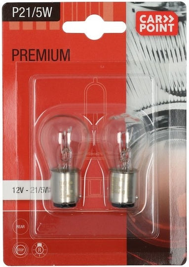 Carpoint Lampen Auto P21/5W 12V 5W 2Stück