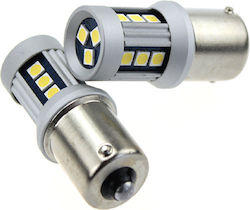 Heleco Lămpi BA15S LED Alb rece 2buc