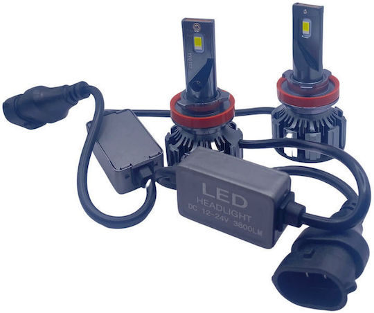 Lumens Lamps Car H11 Canbus LED 6000K Cold White 32V 60W 2pcs