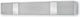 Anartisi Curtain Pelmets Curtain Rod 100cm Metallic