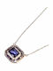 Amalfi Accessories Purple Gold Plated Steel Necklace