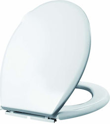 CR Smart Plastic Toilet Seat White 44.5-47.5cm