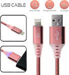 USB-A to Lightning Cable Pink 1m (0722.008)