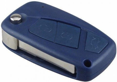 Foldable Car Key Shell with Blade with 3 Buttons for Fiat