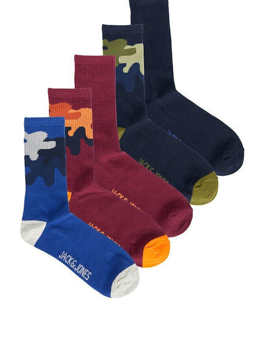 Jack & Jones 5 Pack Knee-High Sport Socks Multicolour