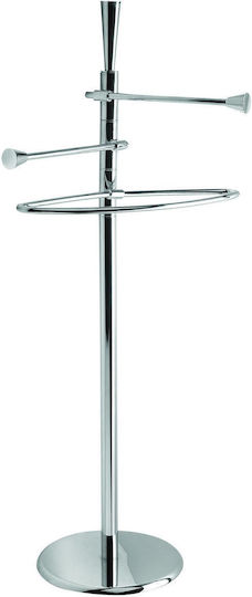 Gloria BRASS Raft de haine de Baie Simplu ​107x107cm Argintiu