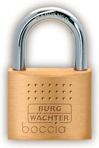 Burg Wachter Bronze Padlock Brass with Key 30mm 1pcs