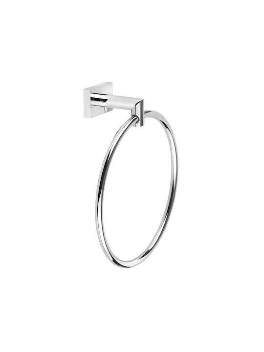 Bronze Art Single Wall-Mounted Bathroom Ring Si...