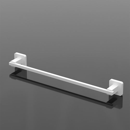 Tekno-Tel Schiene Badezimmer Einzel Wandmontage Schrauben ​47x5cm Weiß