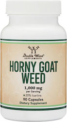 Double Wood Horny Goat Weed 1000mg 90 κάψουλες