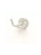 Tekno-Tel Double Wall-Mounted Bathroom Hook ​18x6cm White