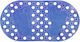 Bathtub Non-slip with Suction Cups Purple 35x68εκ.
