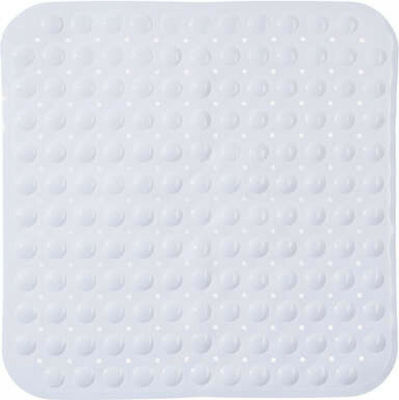 5Five Shower Mat with Suction Cups White 54x54cm