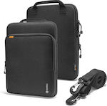 tomtoc Shoulder / Handheld Bag for 12,9" Laptop Black B03B1D1