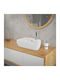 ML-Design Επικαθήμενος Νιπτήρας Κεραμικός 45x27x13cm Λευκός