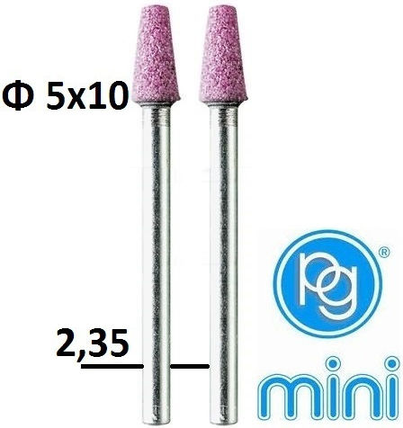 PG M.2100 Πέτρες Λείανσης με Αξονάκι 10mm 2τμχ