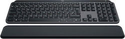 Logitech MX Keys S Ασύρματο Bluetooth Πληκτρολόγιο Αγγλικό US Graphite με Στήριγμα Καρπού