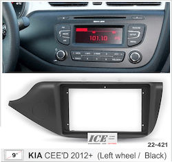 Πρόσοψη 2 Din Συμβατή με Οθόνη 9" για Kia Ceed 2012-2019