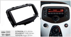 Πρόσοψη 2 Din / 1 Din για Citroen C1 Peugeot 108 Toyota Aygo Πρόσοψη 2 Din / 1 Din για Citroen C1 Peugeot 108 Toyota Aygo