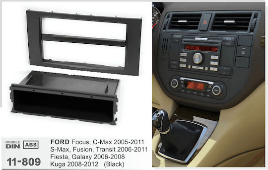 DIN Fascia Panels 2 Din for Ford Focus Mercedes-Benz R Scania R 2008-2012