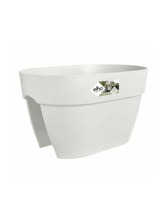 Elho Flower Pot 26x22cm in White Color