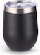 Sugar Love Glass Thermos Stainless Steel / Plastic 360ml Black with Mouthpiece