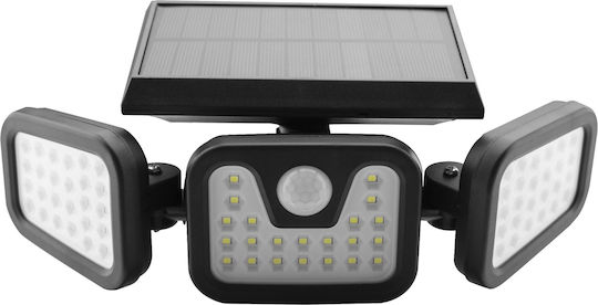 Entac SMD Επιτοίχιο Ηλιακό Φωτιστικό 15W 600lm με Αισθητήρα Κίνησης και Φωτοκύτταρο IP65