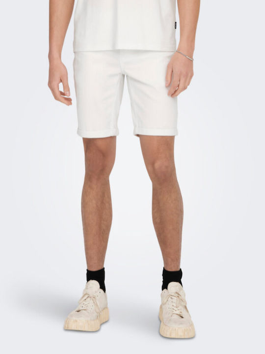 Only & Sons Men's Shorts White