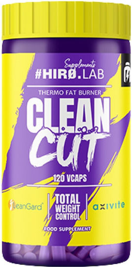 Hiro.Lab Clean Cut с Кофеин / Термогенни Стимуланти 120 Растителни Капсули