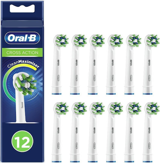 Oral-B CrossAction CleanMaximizer Replacement Heads for 395324 12pcs