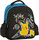 Graffiti Pokemon School Bag Backpack Kindergarten in Black color