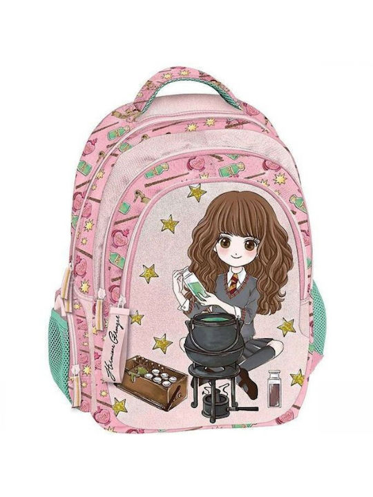 Graffiti Hermione School Bag Backpack Elementary, Elementary in Pink color