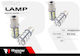Raistar Лампи Автомобила S25 LED Бял 12V 1.5W 2бр