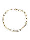 Tatu Moyo Chain Hand made of Steel Gold-plated