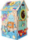 Eli Neli Baby Toy Activity House made of Wood with Lights for 24++ Months
