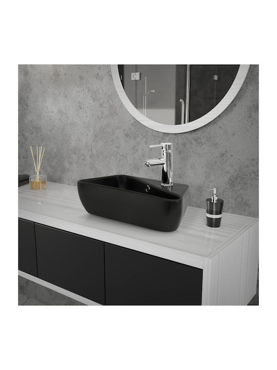 ML-Design Надеждна мивка Керамика 45x27x13см Черен